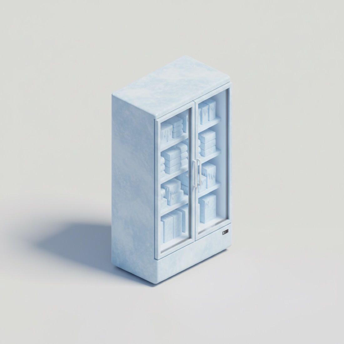 Vitrine négative murale (illustration)